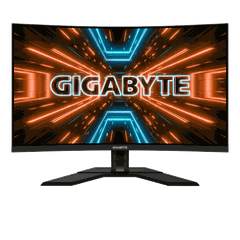 Màn hình Gaming Gigabyte M32QC | 31.5 inch, QHD, VA, 165Hz (OC 170Hz), 1ms, USB C, cong, chân công thái học