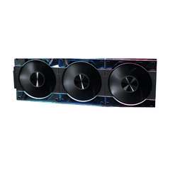 Fan Case Leopard Interstellar V3 - Black | Kit 3 fan, ghép nối không dây, lẫy chuyển hướng gió