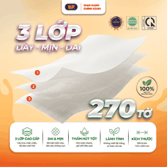 Thùng 40 Gói Giấy Rút Cao Cấp BP Tissue 270 Tờ Chất Liệu Nguyên Sinh Mềm Mịn An Toàn Cho Da