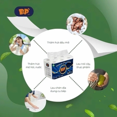Giấy vệ sinh bịch 12 cuộn cao cấp (CÓ LÕI)