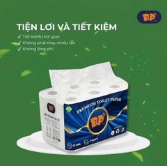 Giấy vệ sinh bịch 12 cuộn cao cấp (CÓ LÕI)