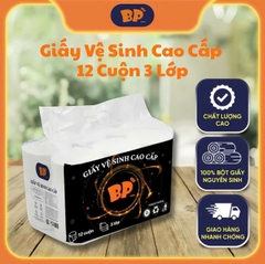 Giấy vệ sinh bịch 12 cuộn cao cấp (KO LÕI)