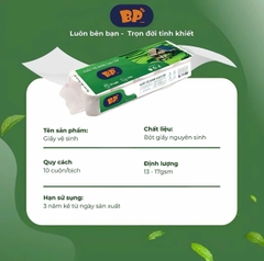 Giấy vệ sinh bịch 10 cuộn cao cấp