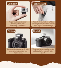 Đèn Flash Mini Zeniko TTL ZT08 Cho Canon R50 / R50V / V1 – Nhỏ Gọn, Dễ Dùng