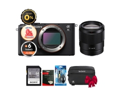 Sony A7C + FE 35mm f/1.8 (Chính hãng) (Thẻ Nhớ 64GB + Túi Máy Ảnh + Bộ Vệ Sinh)