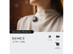 Microphone DJI Mic 3 (1 TX + 1 RX)