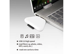 Đầu đọc thẻ Tam Giác 3 trong 1 – USB-C/USB/Lightning, hỗ trợ SD & microSD