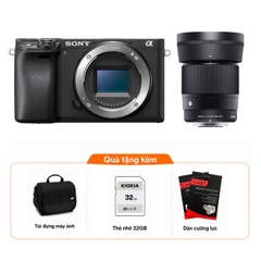 Sony a6400 (Chính hãng) + Kèm Lens Sigma 30mm f/1.4