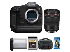 Canon EOS R1 (Chính hãng) Pin + Thẻ Nhớ 256GB + Túi Máy Ảnh, Kèm Lens Canon RF 24-105mm f/4L)