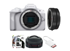 Canon EOS R50 + Kèm Ngàm Canon EF-EOS R (Chính hãng)