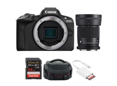 Canon EOS R50 + Kèm Lens Sigma 30mm f/1.4 (Chính hãng)