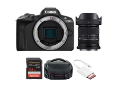 Canon EOS R50 + Kèm Lens Sigma RF-S 18-50mm f/2.8 (Chính hãng)