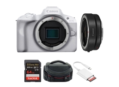 Canon EOS R50 + Kèm Ngàm Canon EF-EOS R (Chính hãng)