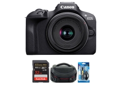 Canon EOS R100 + Kit 18-45mm - Likenew (Thẻ Nhớ 32GB + Túi Máy Ảnh + Bộ Vệ Sinh)