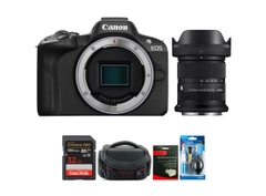 Canon EOS R50 + Kèm Lens Sigma RF-S 18-50mm f/2.8 (Chính hãng)