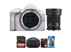 Canon EOS R50 + Kèm Lens Sigma 30mm f/1.4 (Chính hãng)