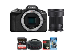 Canon EOS R50 + Kèm Lens Sigma 30mm f/1.4 (Chính hãng)