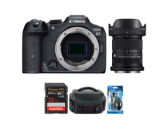 Canon EOS R7 + Kèm Lens Sigma RF-S 18-50mm f/2.8 (Chính hãng)