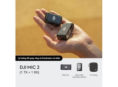 Microphone DJI Mic 2 (1 TX + 1 RX)