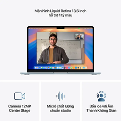Macbook Air M4 13 inch - 2025 - Apple M4 10 CPU , 8 GPU 16GB 256GB