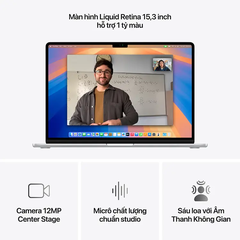Macbook Air M4 15 inch - 2025 - Apple M4 10 CPU , 10 GPU 16GB 512GB