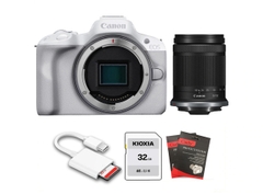 Canon EOS R50 + Kèm Lens Canon RF-S 18-150mm f/3.5-6.3 (Chính hãng)