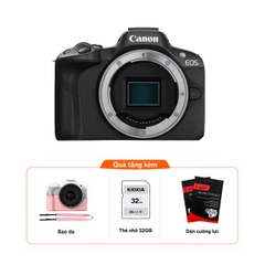 Canon EOS R50 Mới 100% – (Tặng Thẻ 32GB, Dán Màn Hình, Đầu Đọc Thẻ)