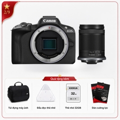 Canon EOS R50 + Kèm Lens Canon RF-S 18-150mm f/3.5-6.3 (Chính hãng)