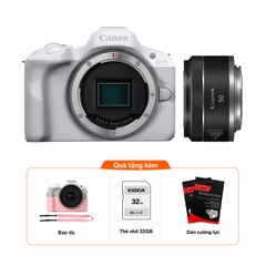 Canon EOS R50 + Lens Canon RF 50mm f/1.8 STM (Chính hãng)