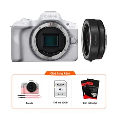Canon EOS R50 + Kèm Ngàm Canon EF-EOS R (Chính hãng)