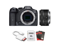 Canon EOS R7 + Kèm Lens Canon RF 50mm f/1.8 STM (Chính hãng)