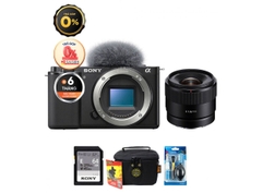 Sony ZV-E10 + E 11mm f/1.8 (Chính hãng) (Thẻ Nhớ 64GB + Túi Máy Ảnh + Bộ Vệ Sinh)
