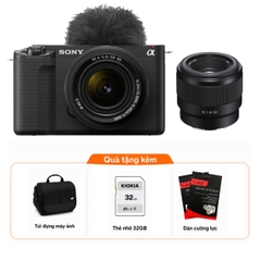Sony ZV-E1 + Kèm Kit Lens 28-60mm + Sony FE 50mm f/1.8 (Chính hãng)
