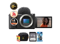 Sony ZV-E10 II (Chính hãng) (Thẻ Nhớ 64GB + Túi Máy Ảnh + Bộ Vệ Sinh, Body Only, Black)