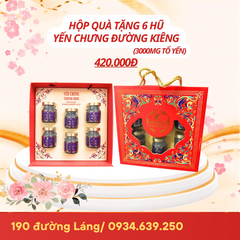 Yến tươi chưng đường ăn kiêng 3000mg Tổ Yến