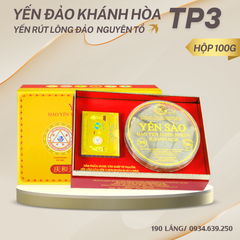 Yến rút lông đảo Khánh Hòa nguyên tổ Mã TP3