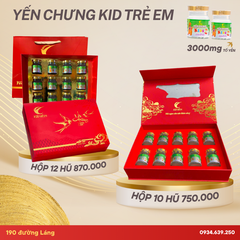Yến sào tươi chưng dành cho trẻ em 3000mg Tổ Yến