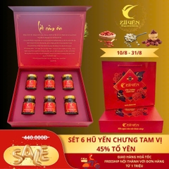 Yến Sào chưng sẵn  tam vị 45%  Tổ Yến