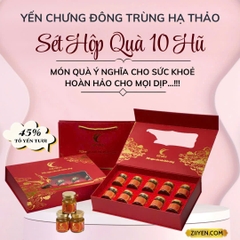 Yến chưng sẵn Đông Trùng HT - 45% tổ Yến