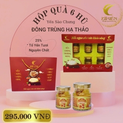 Yến chưng sẵn Đông Trùng HT - 25% Tổ Yến