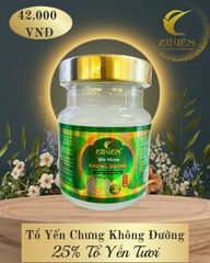 Yến Sào chưng sẵn  không đường 25%  Tổ Yến