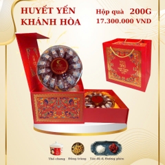 Hộp quà yến huyết Khánh Hòa 200g