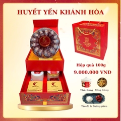 Hộp quà yến huyết Khánh Hòa 200g