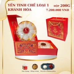 Hộp quà tổ yến tinh chế loại 1 - 200g