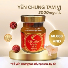 Hộp quà 6 hũ mix vị yến chưng thượng hạng 3000mg