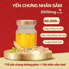 Hộp quà 6 hũ mix vị yến chưng thượng hạng 3000mg
