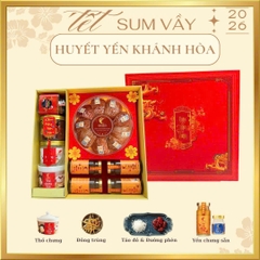 Hộp quà tết yến huyết Khánh Hòa 100g - 50g