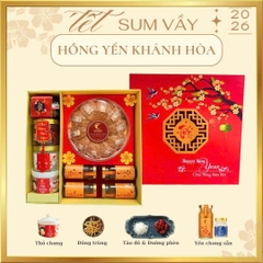 Hộp quà tết hồng yến Khánh Hòa 100g - 50g