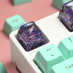 Astronaut Artisan Keycap Breakwooden 5