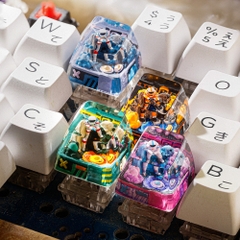 Astronaut - Green Fishing Artisan Keycap Breakwooden